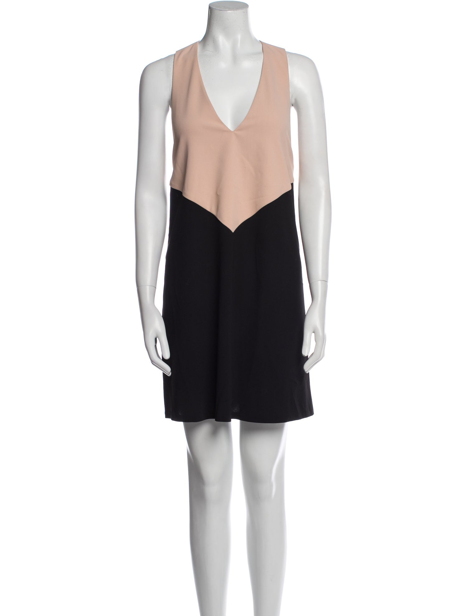 Alice + Olivia V-Neck Mini Dress