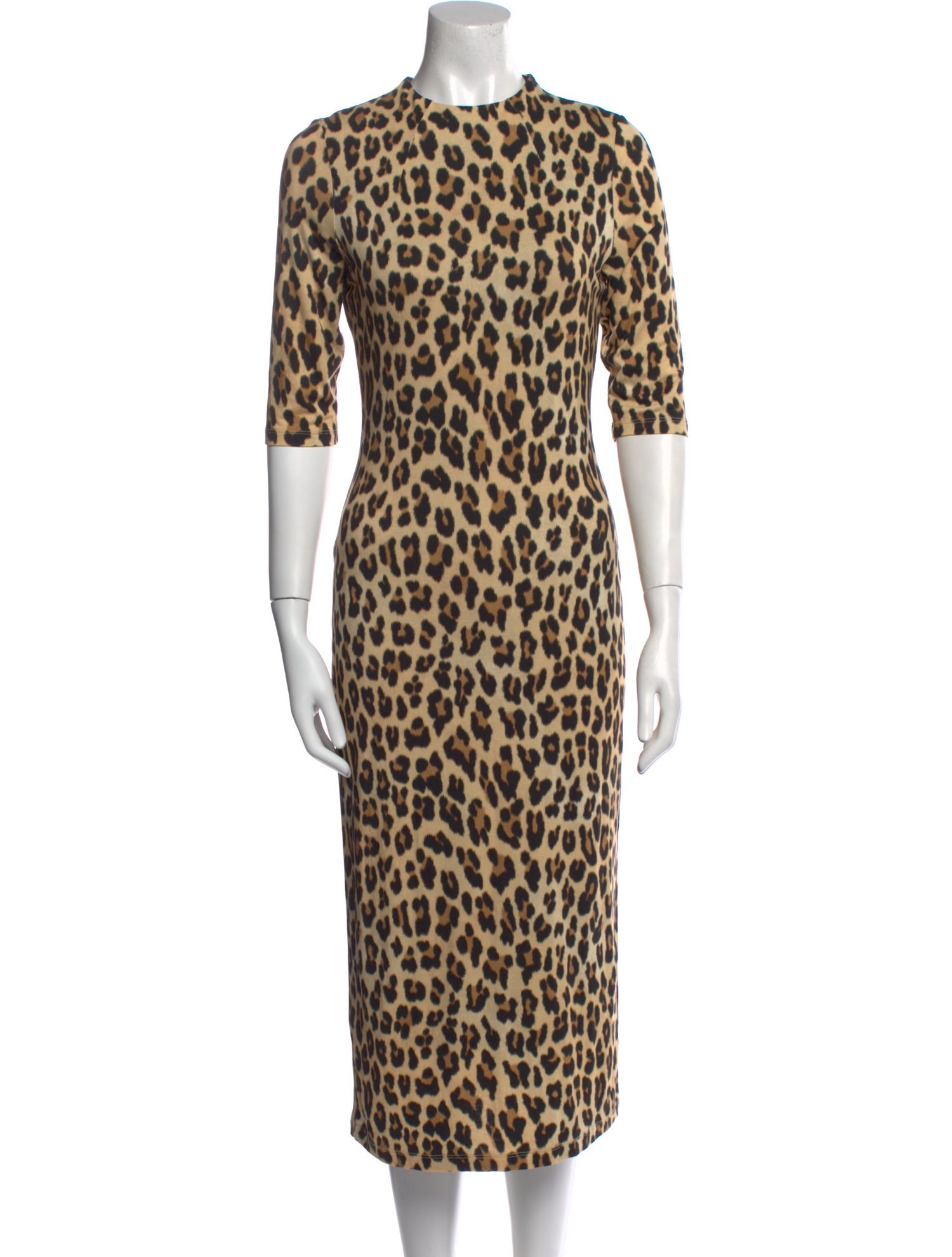 Alice + Olivia Animal Print Long Dress