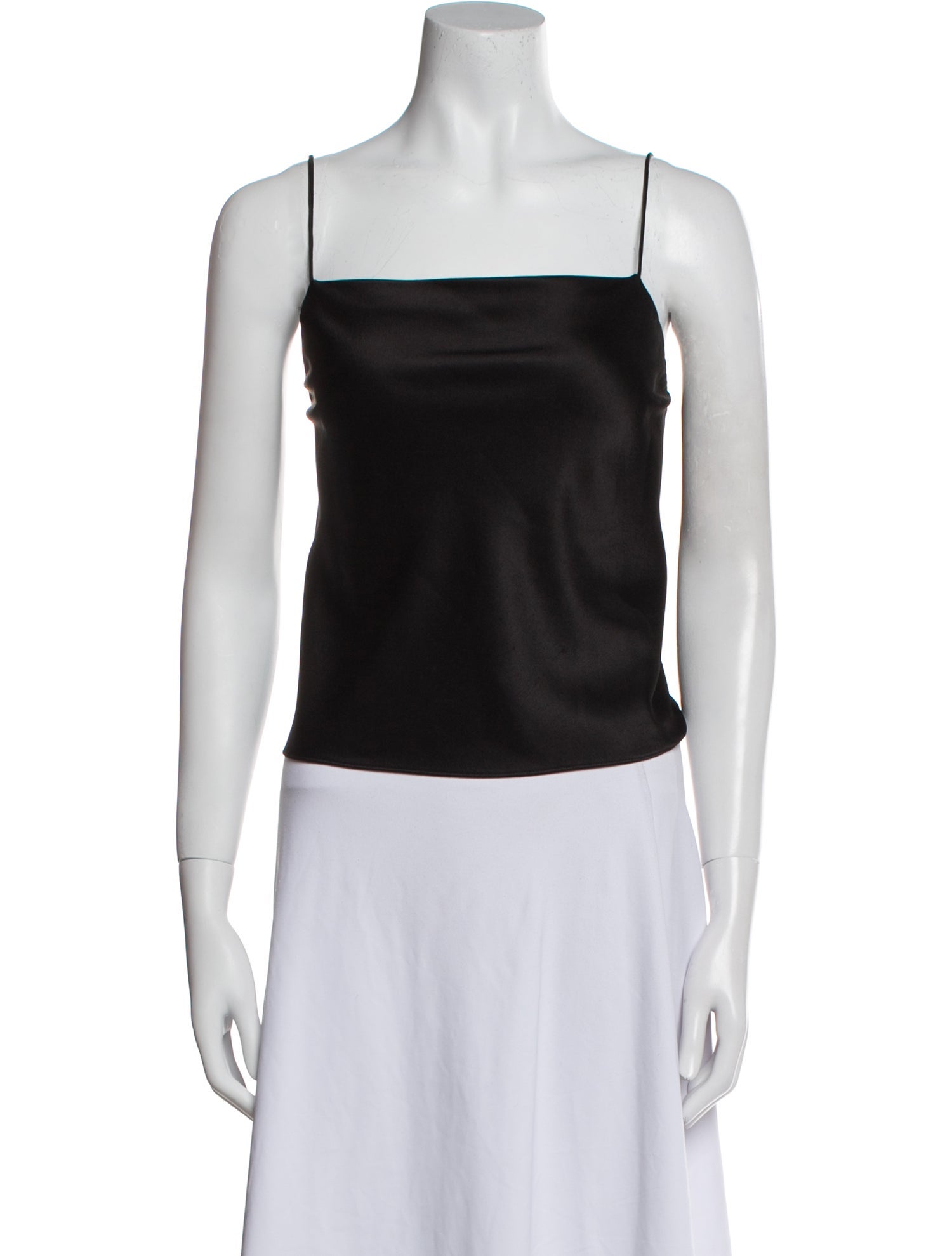 Alice + Olivia Square Neckline Sleeveless Crop Top