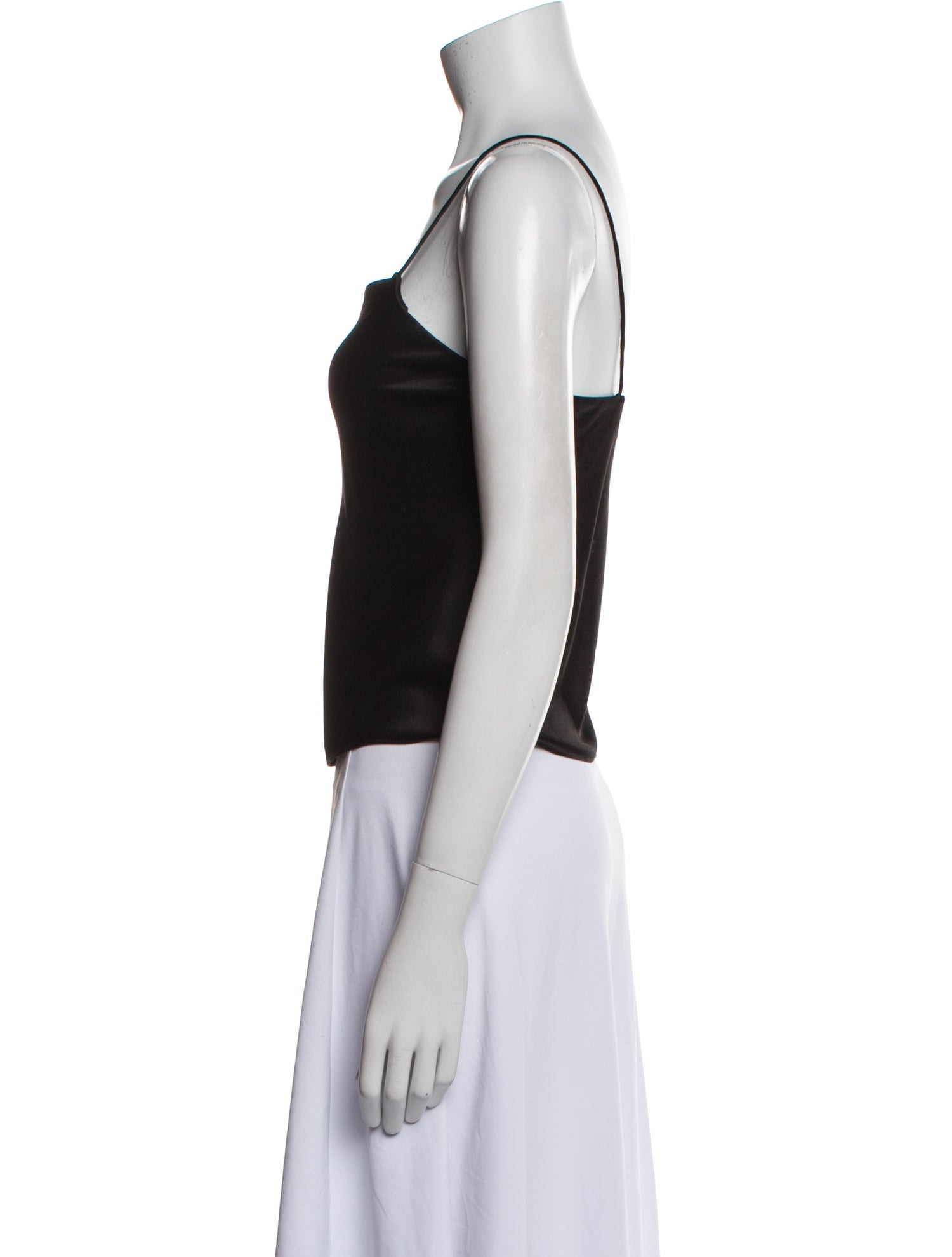 Alice + Olivia Square Neckline Sleeveless Crop Top