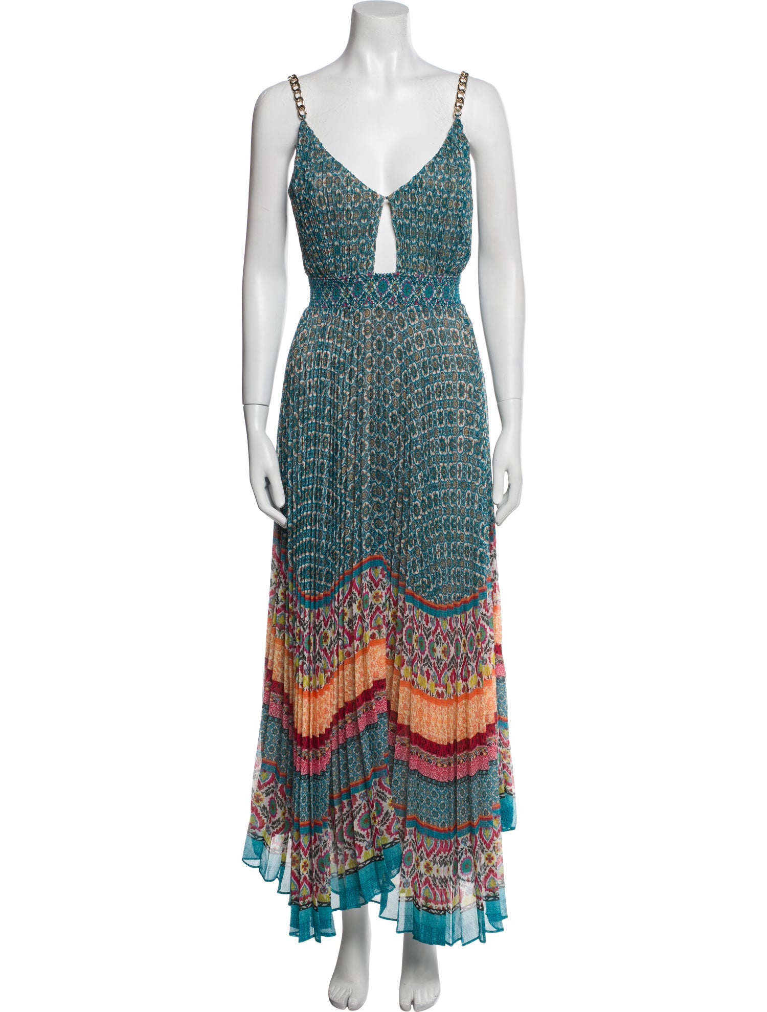 Alice + Olivia Printed Long Dress