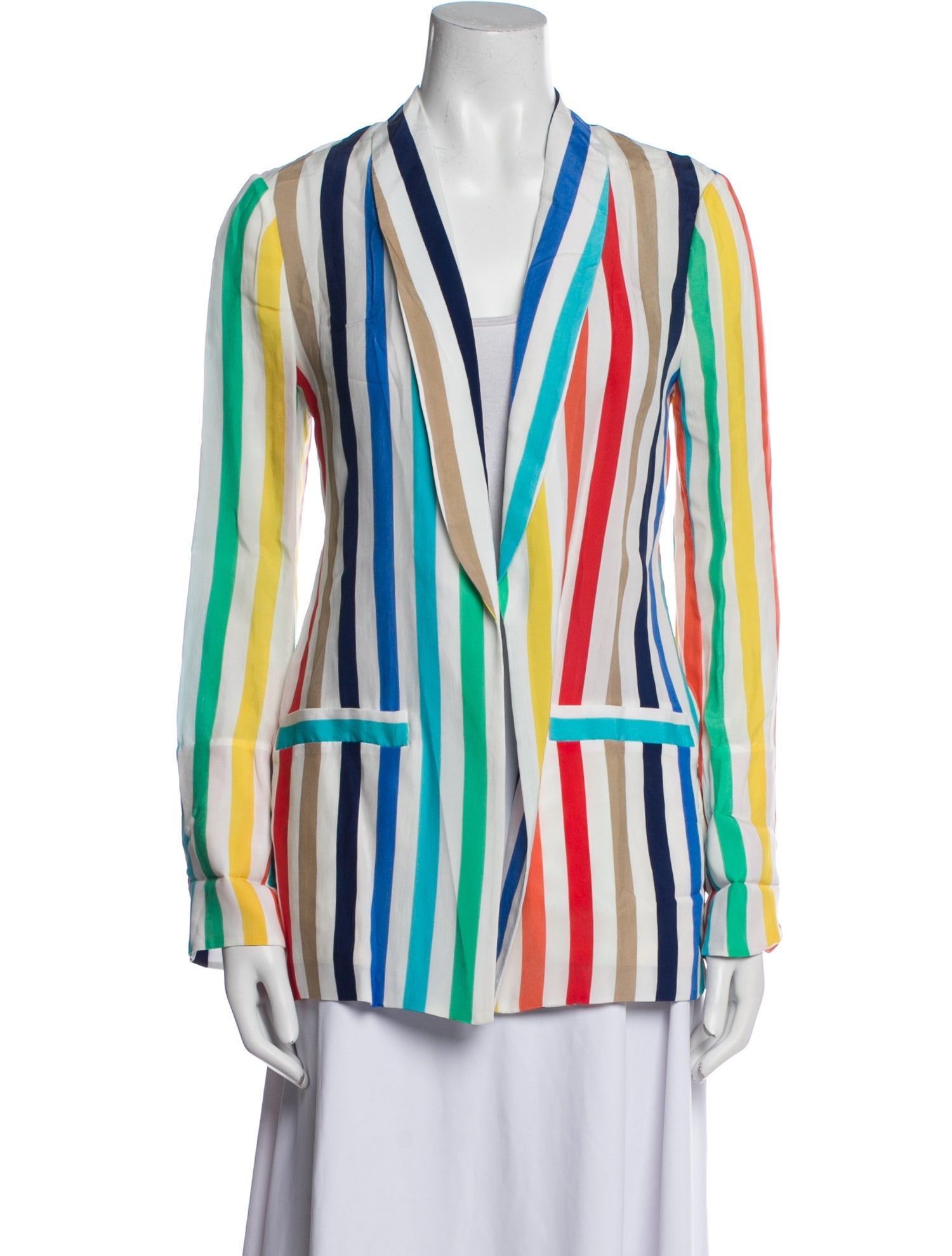 Alice + Olivia Striped V-Neck Tunic w/ Tags