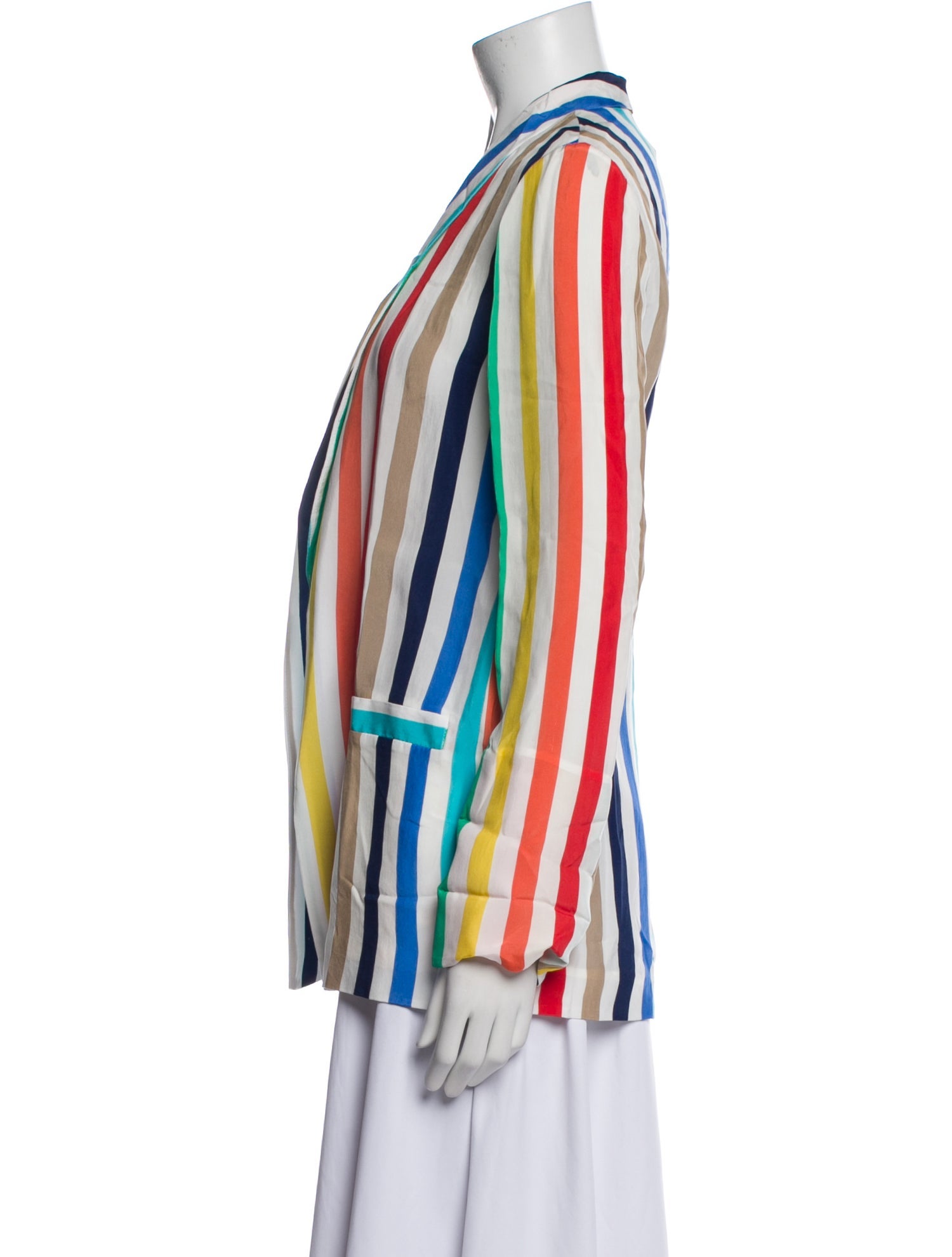 Alice + Olivia Striped V-Neck Tunic w/ Tags