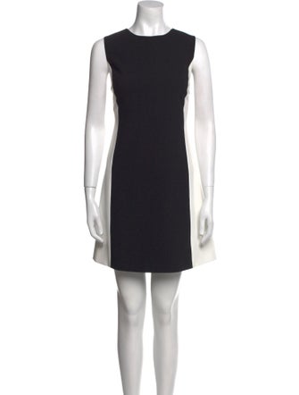 Alice + Olivia Crew Neck Mini Dress