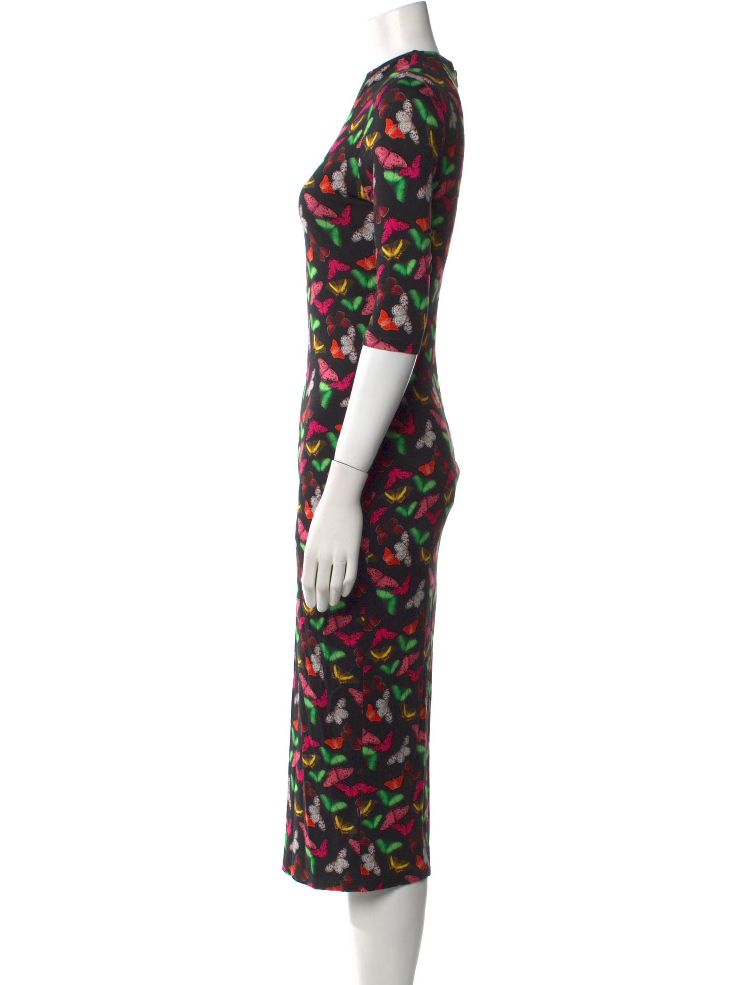 Alice + Olivia Printed Midi Length Dress