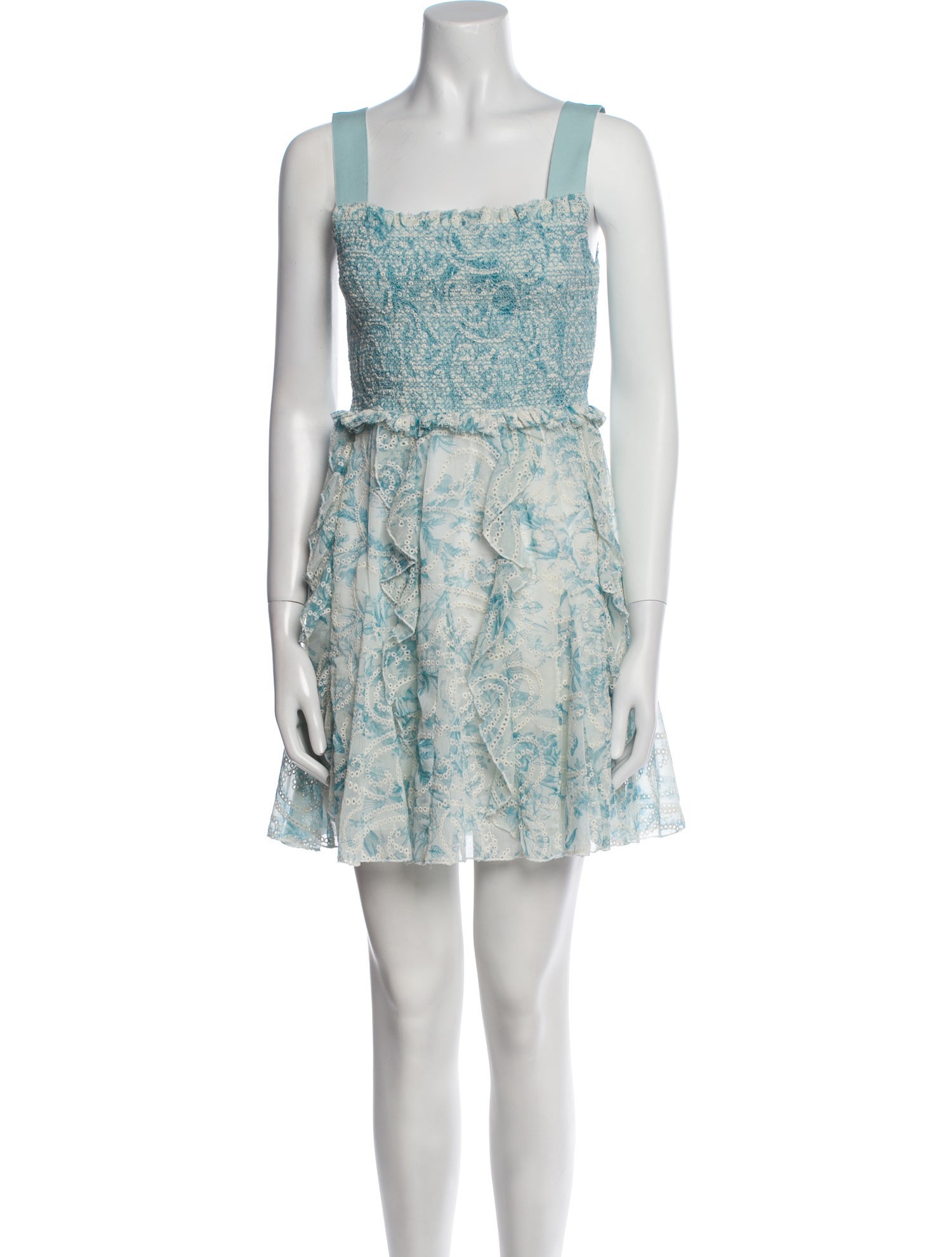 Alice + Olivia Floral Print Mini Dress