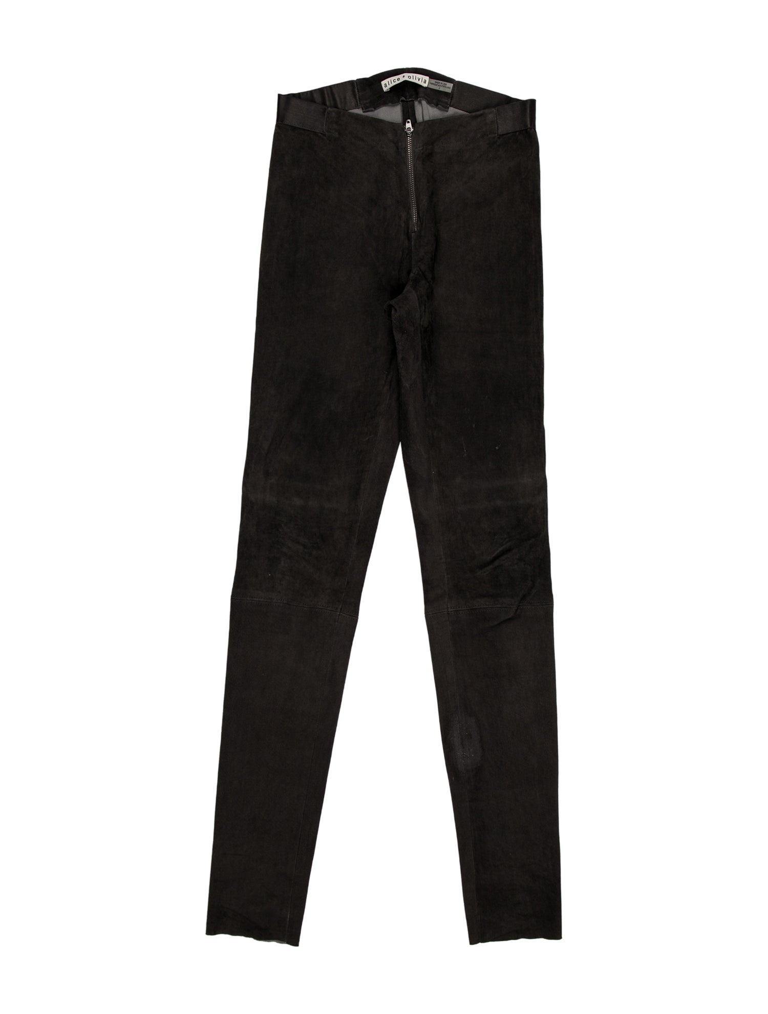 Alice + Olivia Lamb Leather Skinny Leg Pants