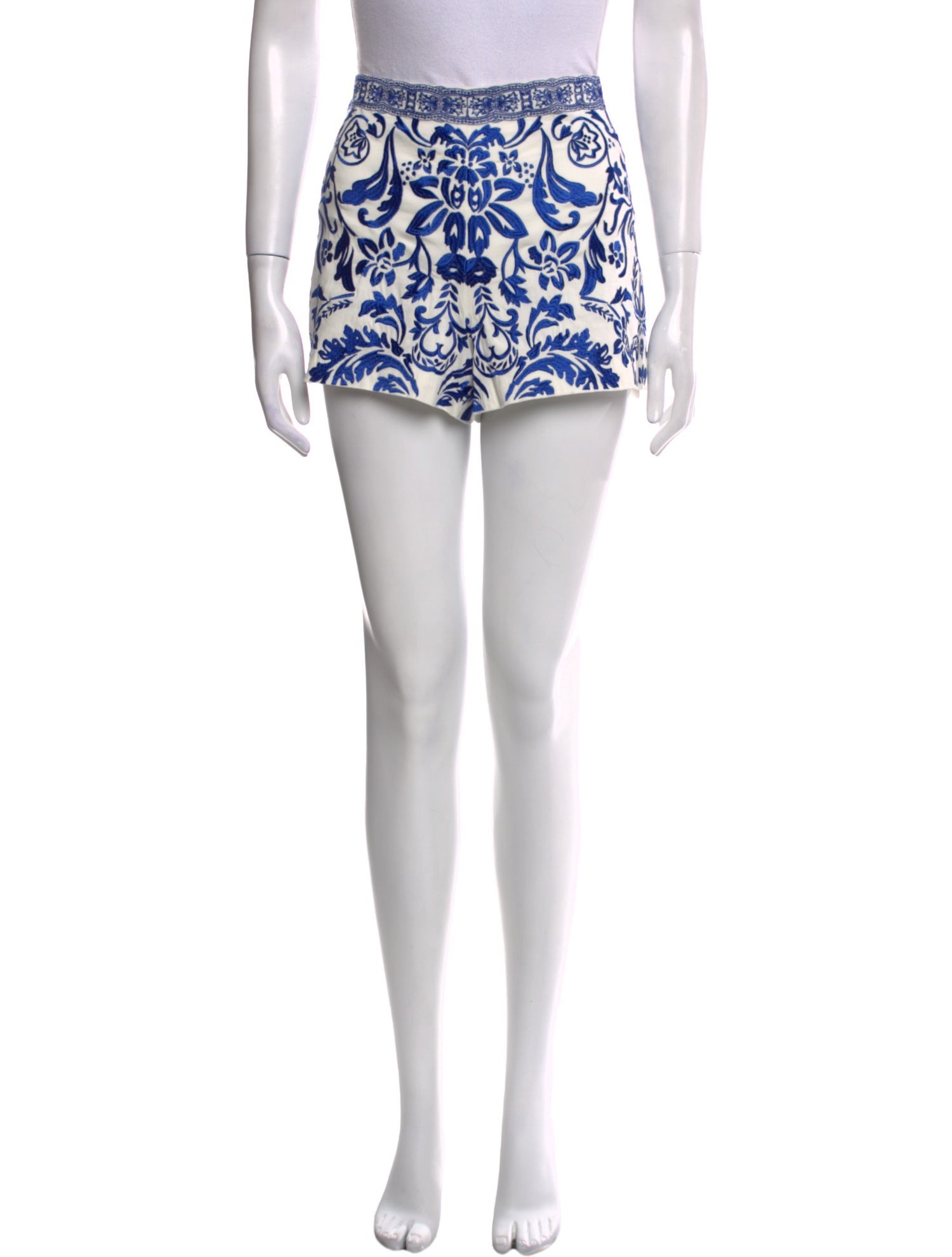 Alice + Olivia Printed Mini Shorts