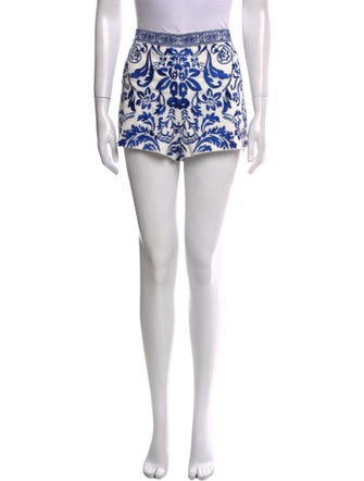 Alice + Olivia Printed Mini Shorts