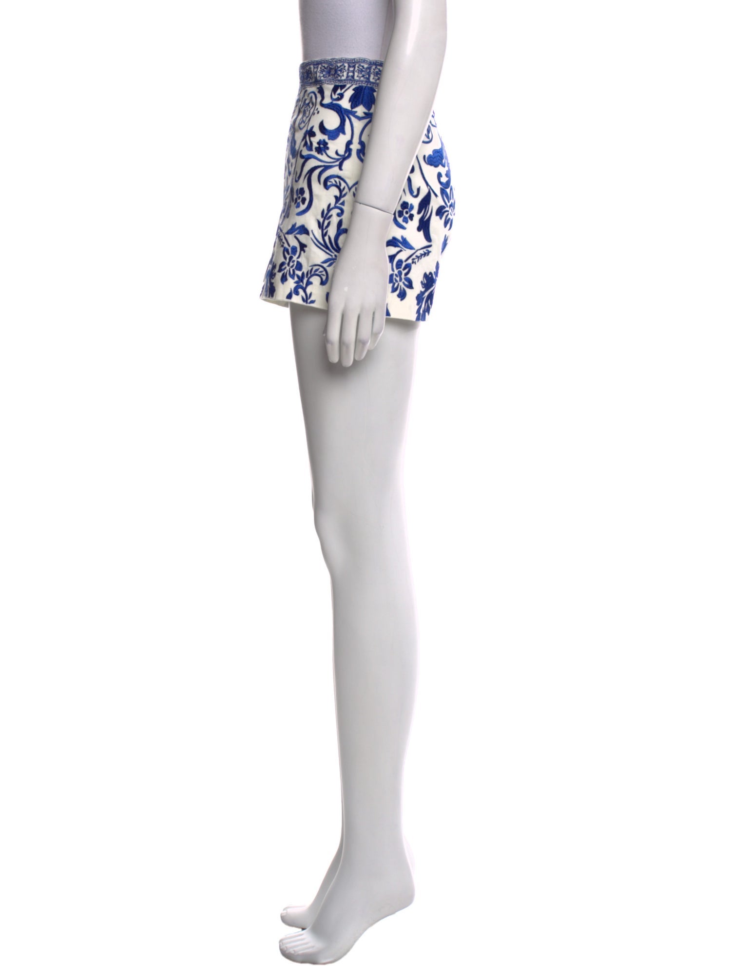 Alice + Olivia Printed Mini Shorts