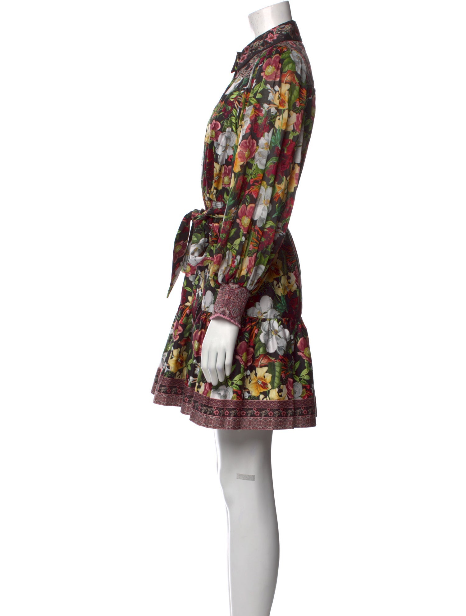 Alice + Olivia Floral Print Mini Dress