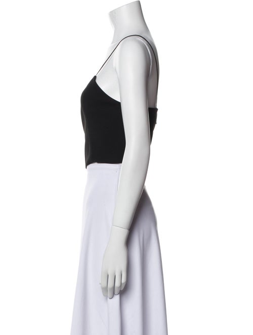 Alice + Olivia Square Neckline Sleeveless Crop Top