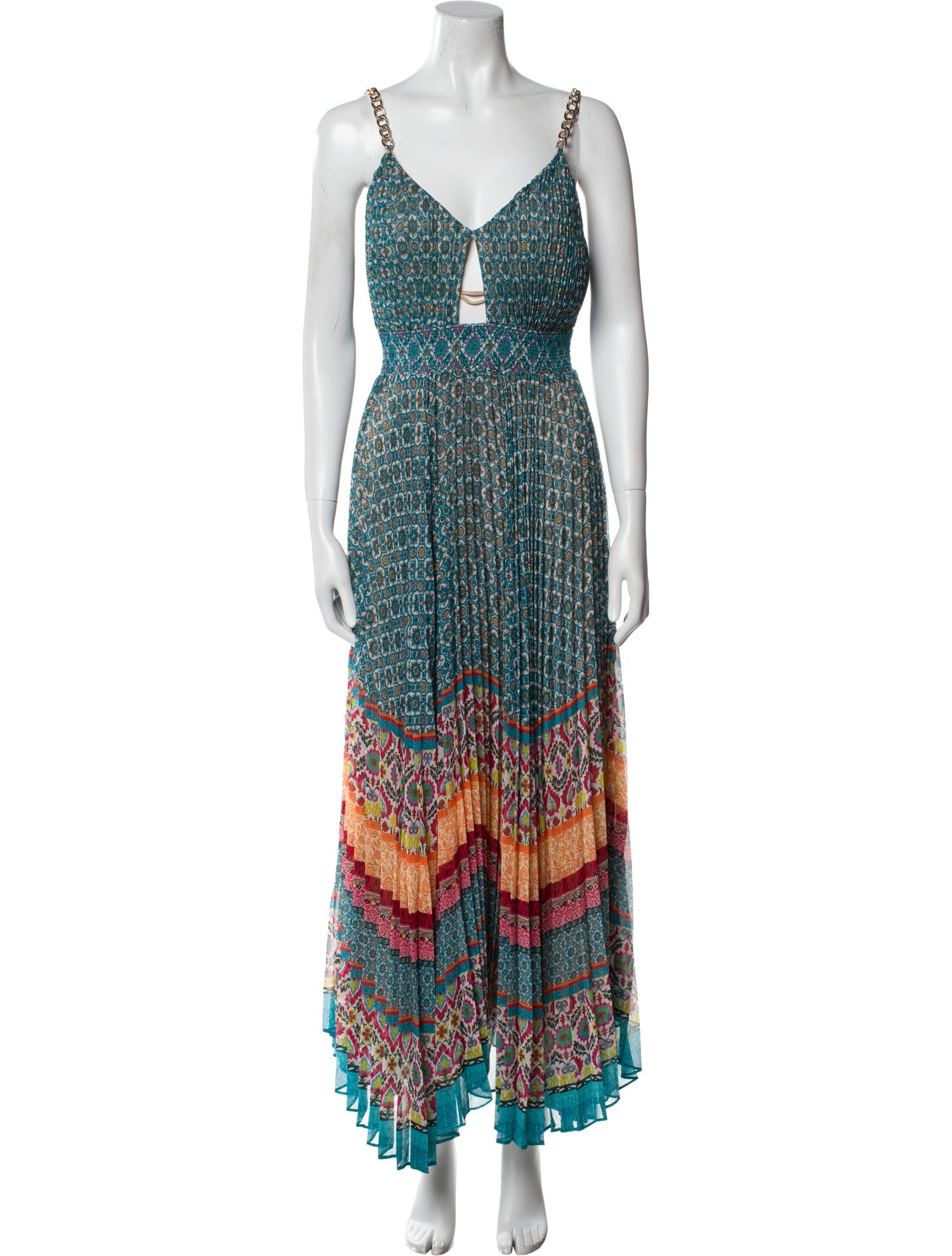 Alice + Olivia Printed Long Dress