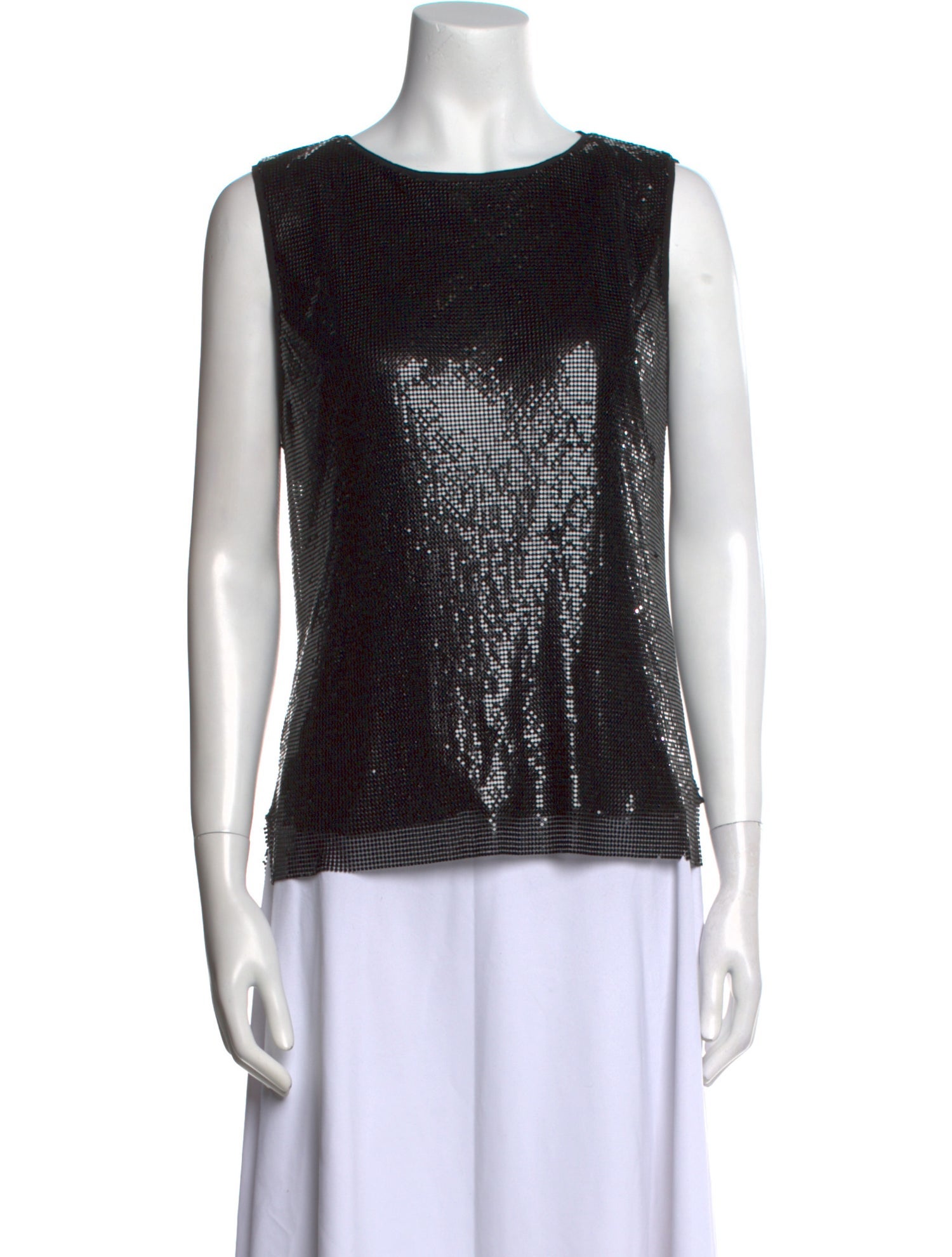 Alice + Olivia Scoop Neck Sleeveless Top