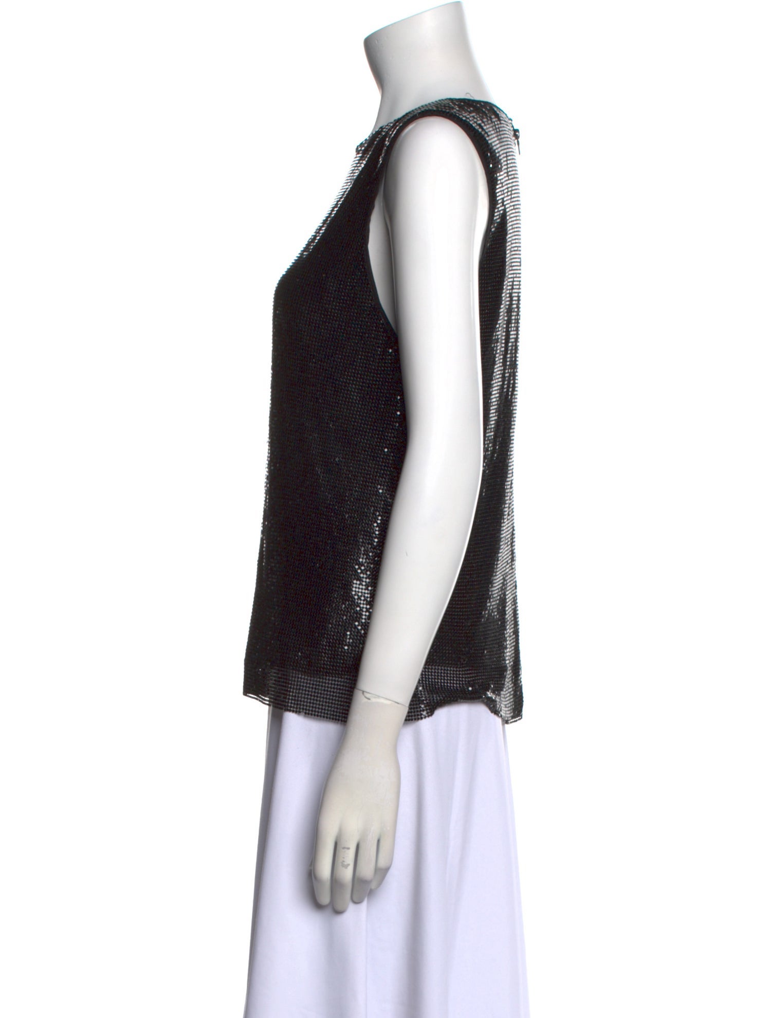 Alice + Olivia Scoop Neck Sleeveless Top