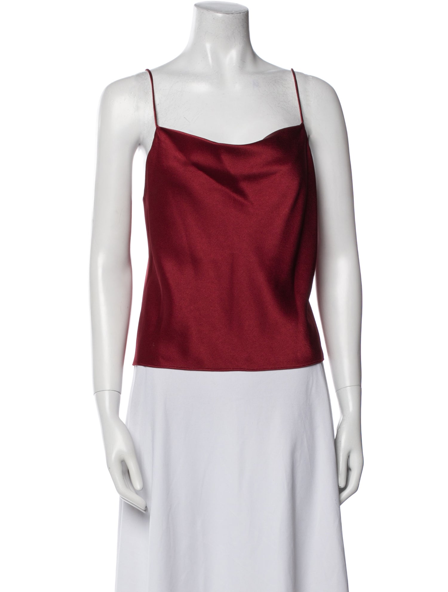 Alice + Olivia Square Neckline Sleeveless Crop Top