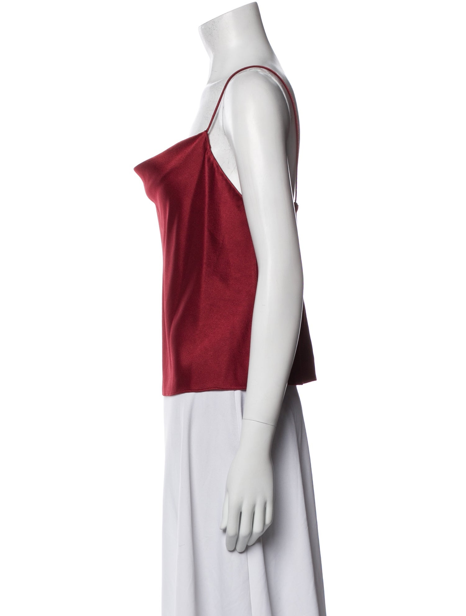 Alice + Olivia Square Neckline Sleeveless Crop Top