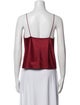 Alice + Olivia Square Neckline Sleeveless Crop Top