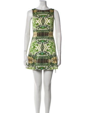 Alice + Olivia Printed Mini Dress