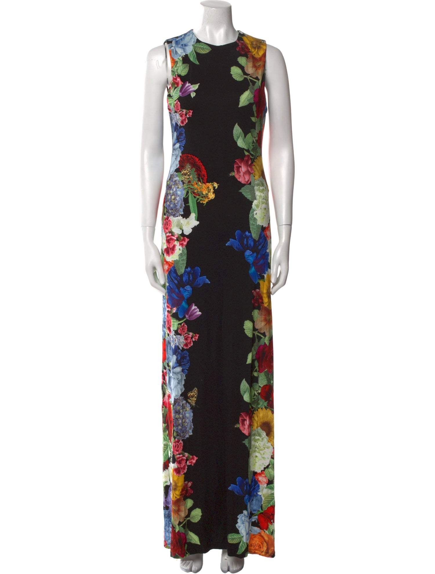 Alice + Olivia Silk Long Dress