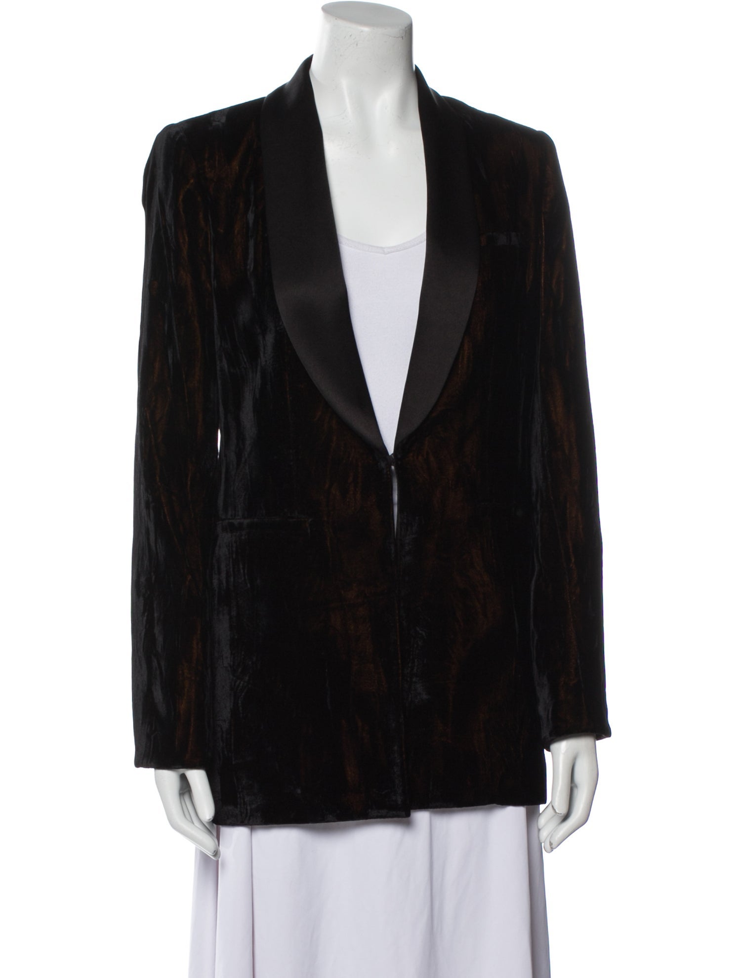 Alice + Olivia Velvet Blazer