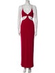 Alice + Olivia V-Neck Long Dress