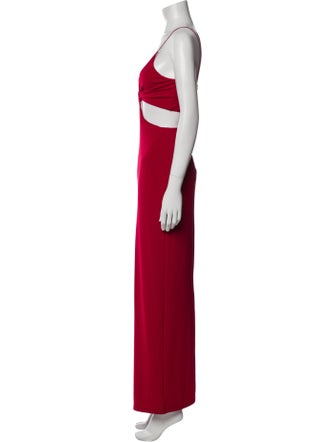 Alice + Olivia V-Neck Long Dress