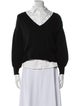 Alice + Olivia Wool V-Neck Sweatshirt