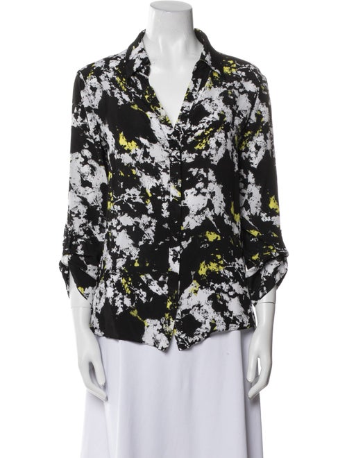 Alice + Olivia Silk Printed Blouse