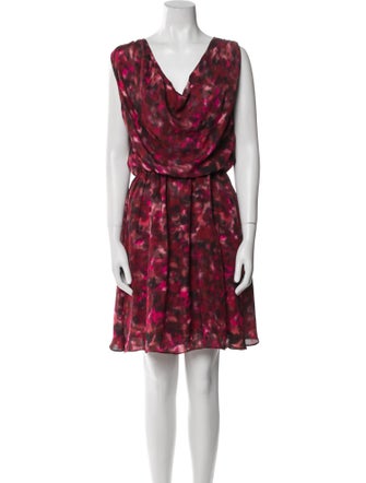 Alice + Olivia Silk Knee-Length Dress