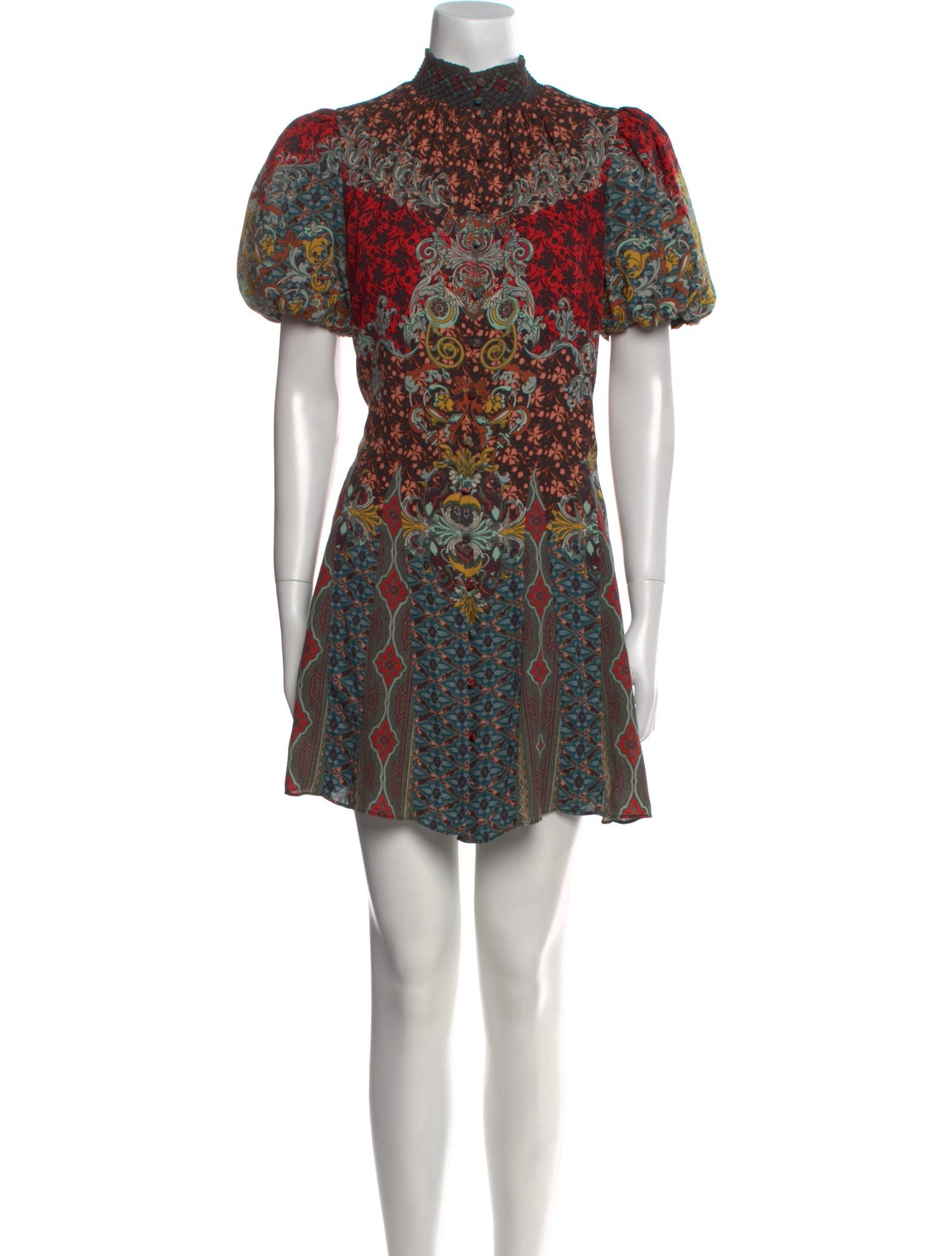 Alice + Olivia Printed Mini Dress