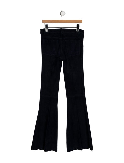 Alice + Olivia Lamb Leather Wide Leg Pants