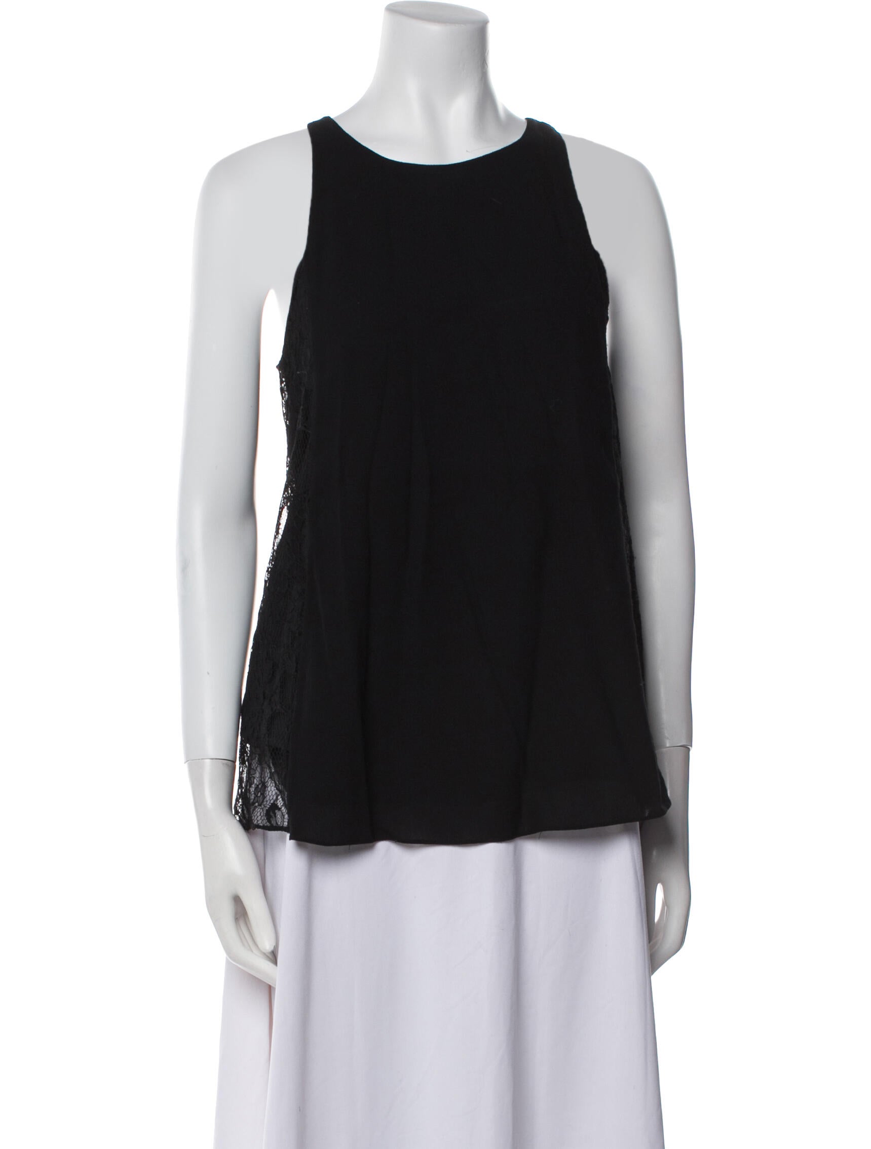 Alice + Olivia Scoop Neck Sleeveless Top