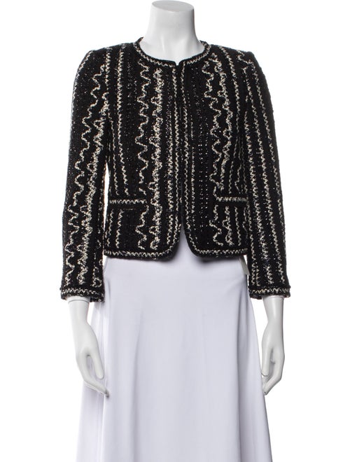 Alice + Olivia Tweed Pattern Evening Jacket