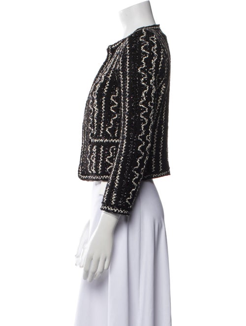 Alice + Olivia Tweed Pattern Evening Jacket