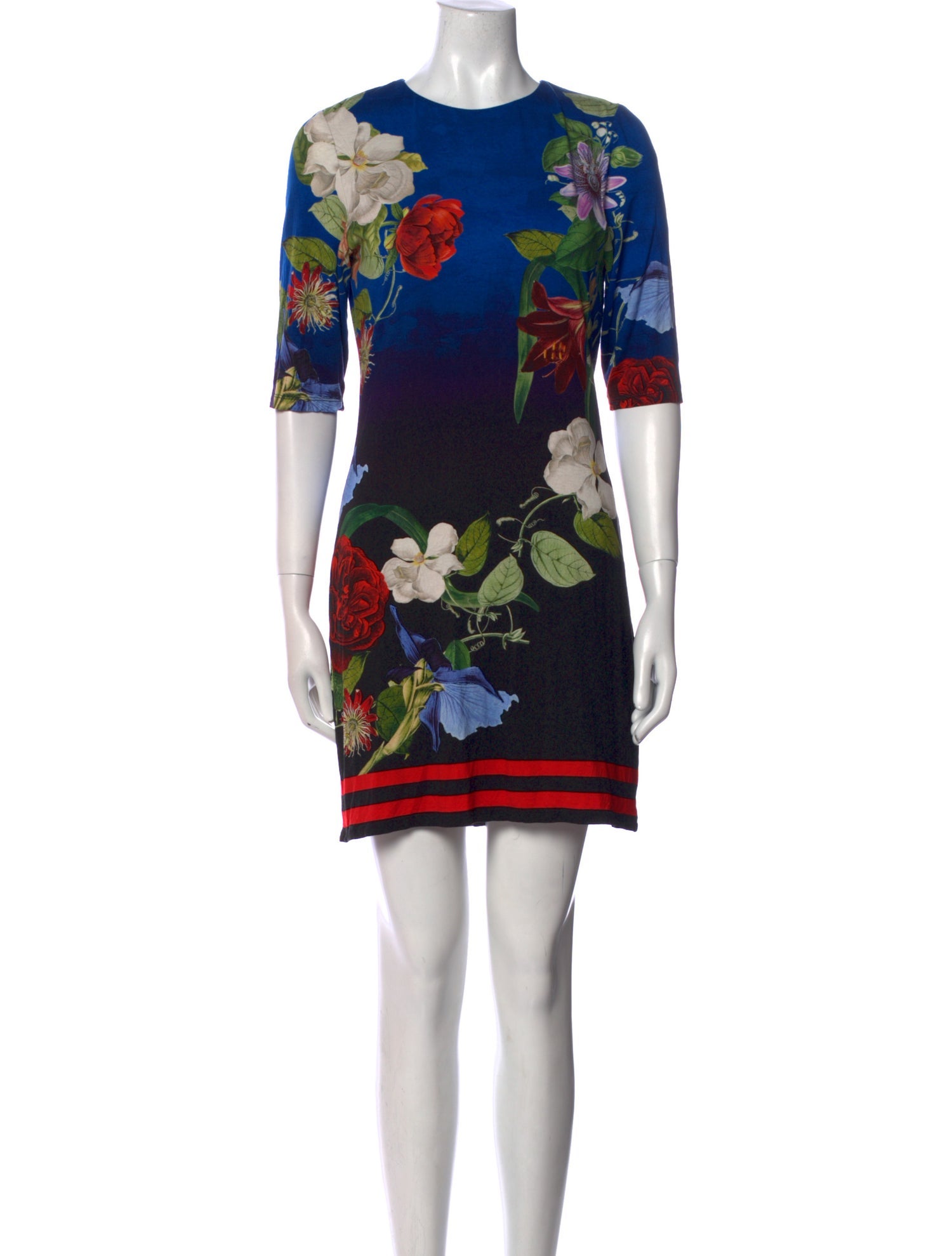 Alice + Olivia Floral Print Mini Dress