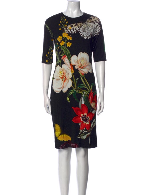 Alice + Olivia Floral Print Mini Dress