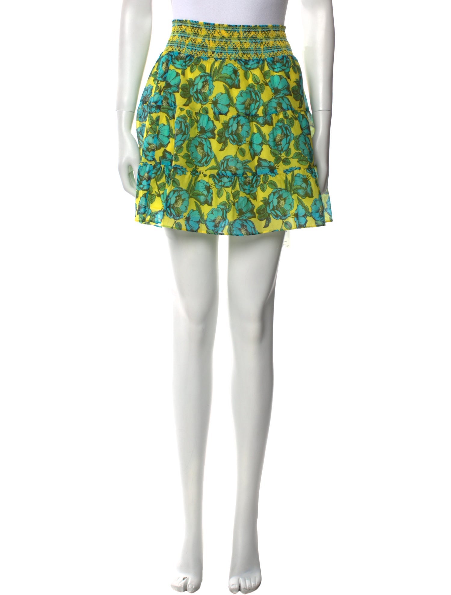 Alice + Olivia Floral Print Mini Skirt w/ Tags
