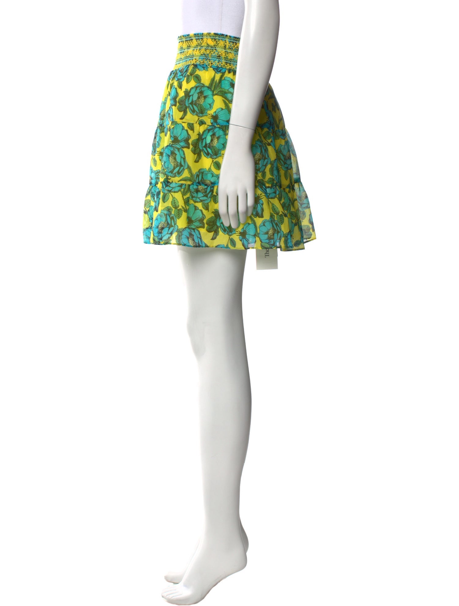 Alice + Olivia Floral Print Mini Skirt w/ Tags