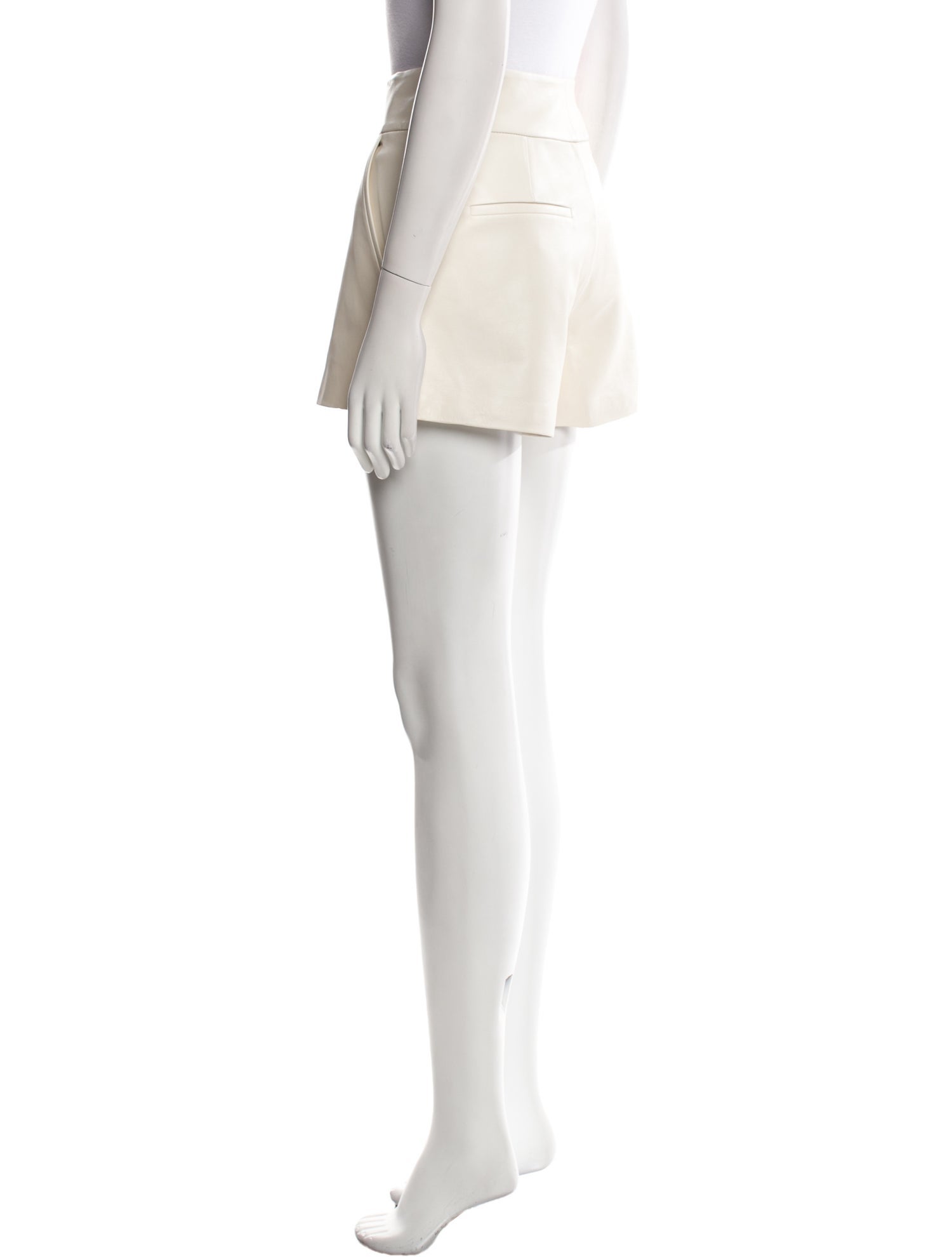 Alice + Olivia Lamb Leather Mini Shorts w/ Tags