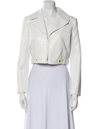 Alice + Olivia Faux Leather Biker Jacket