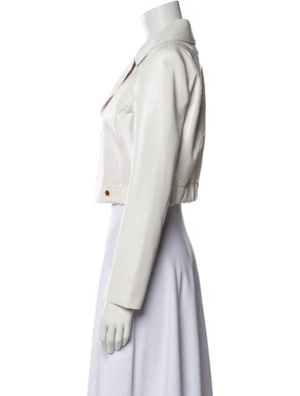 Alice + Olivia Faux Leather Biker Jacket