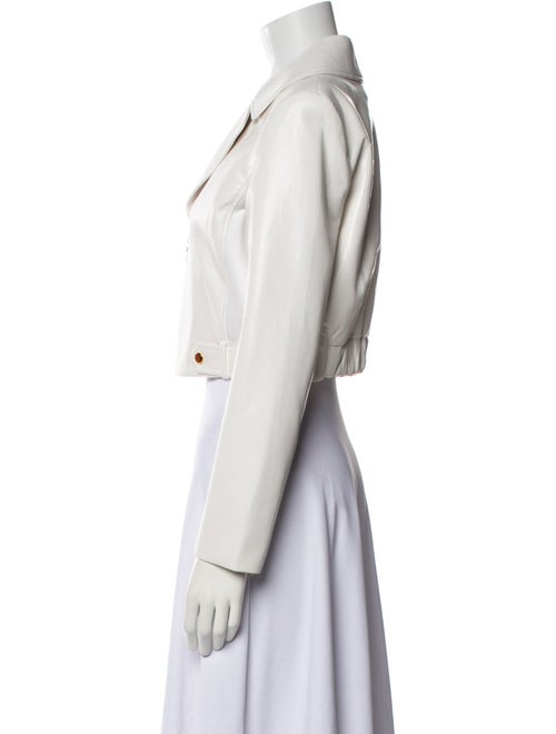 Alice + Olivia Faux Leather Biker Jacket