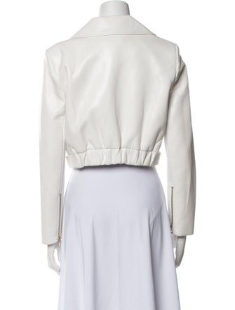 Alice + Olivia Faux Leather Biker Jacket