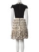 Alice + Olivia Lace Pattern Knee-Length Dress