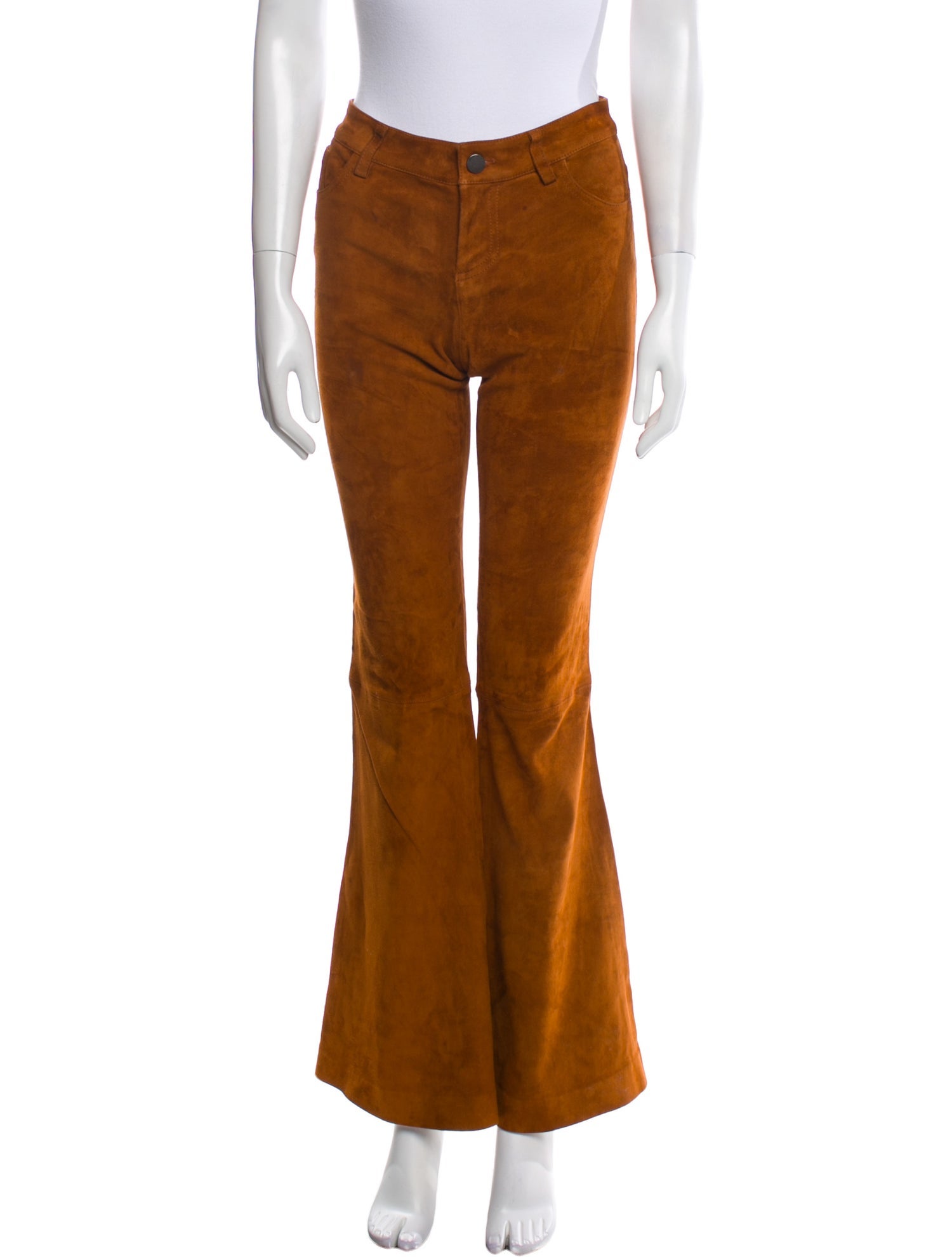 Alice + Olivia Lamb Leather Wide Leg Pants