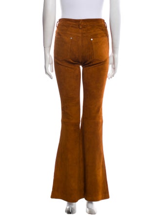 Alice + Olivia Lamb Leather Wide Leg Pants