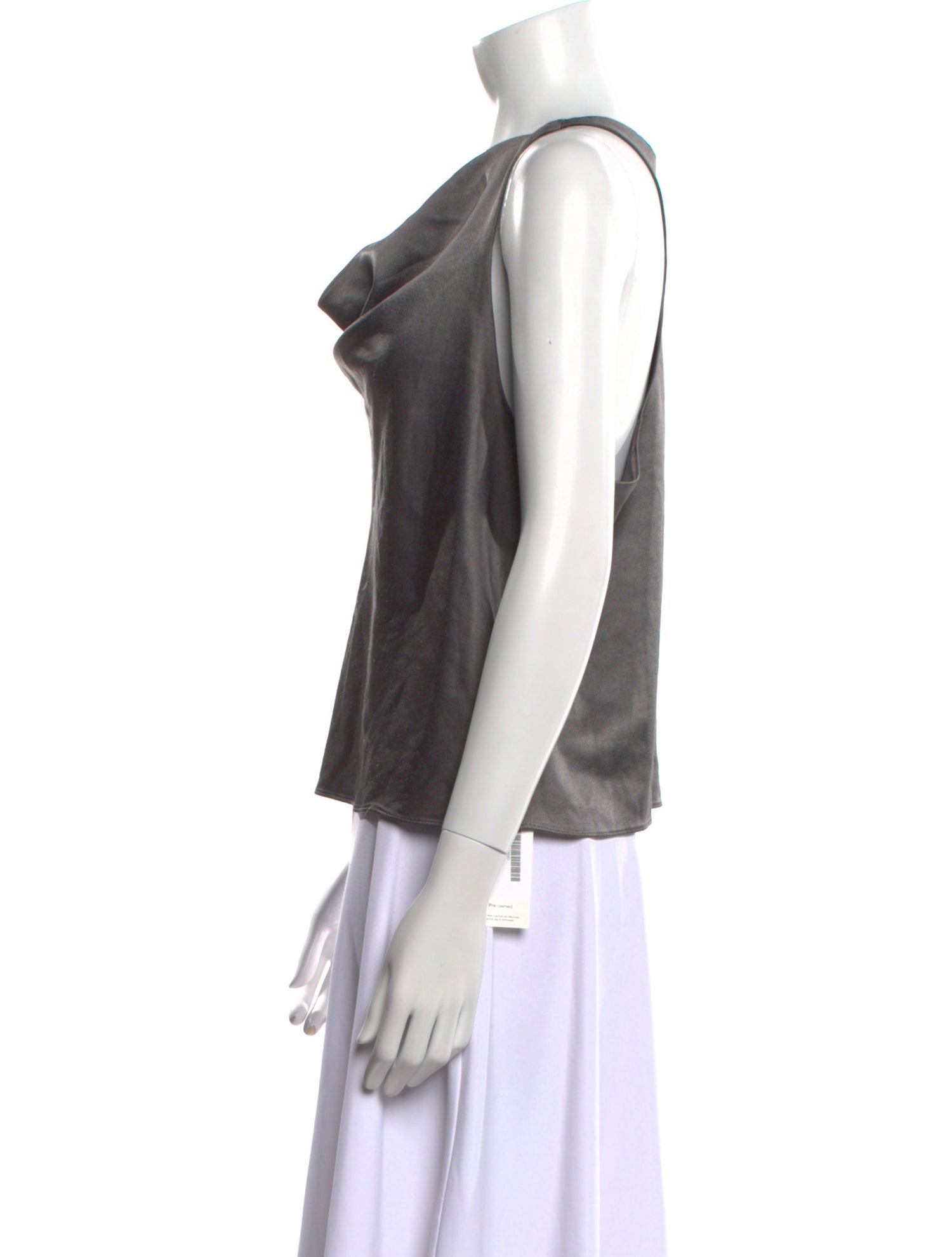 Alice + Olivia Cowl Neck Sleeveless Top