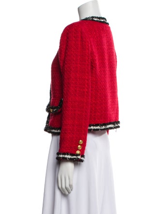 Alice + Olivia Tweed Tweed Pattern Jacket