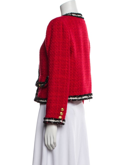 Alice + Olivia Tweed Tweed Pattern Jacket